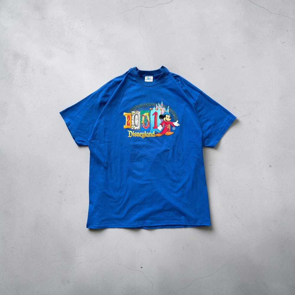 Vintage 2001 Disneyland Sorcerer Mickey Mouse Graphic Tee size 2XL made in usa - Picture 1 of 5
